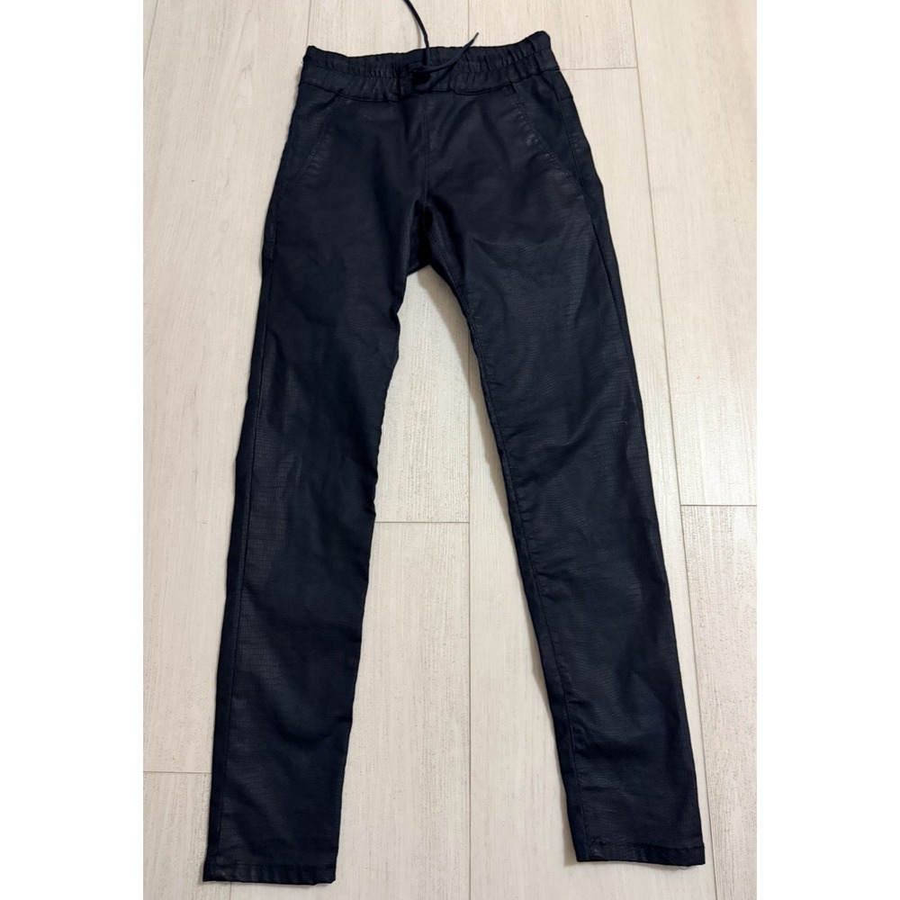 Bevy Flog Pants Sz 24 Black Animal Print